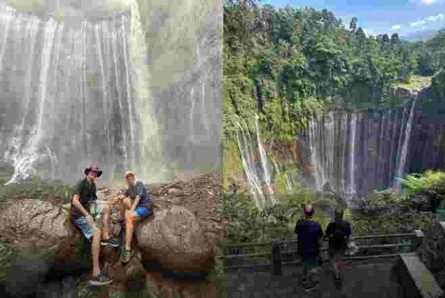Tumpak sewu panorama