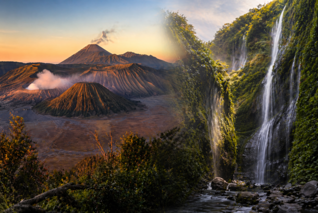 Bromo Sunset tour to Madakaripura: Two Legends, One Amazing Day from Malang
